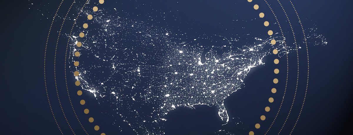 Map of the United States represented in The Best Lawyers in America 2026 awards
