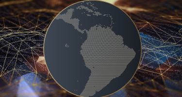 Map highlighting Chile, Colombia and Puerto Rico for the 2026 Best Lawyers Awards