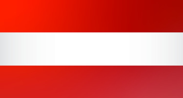 The flag of Austria