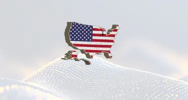 United States with American flag representing The Best Lawyers in America 2027 awards
