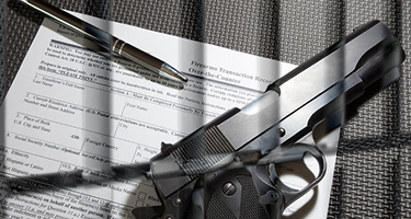 Firearms application behind jail bars