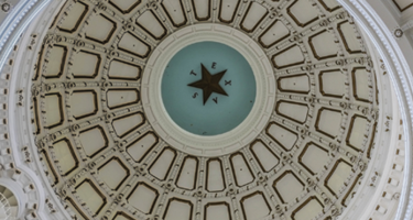 Interior dome of a building