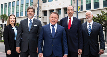 Group of lawyers pose for picture