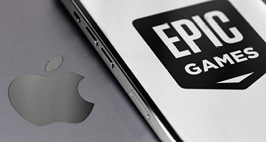 Apple v Epic Games lawsuit headline