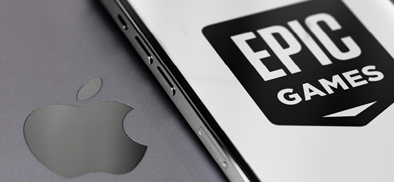 Apple v Epic Games lawsuit headline