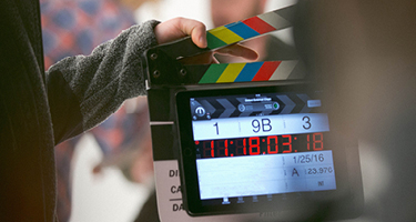 \Hollywood Film Slate waiting for the next scene