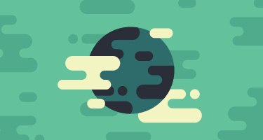 Animated sky polluted with smoke