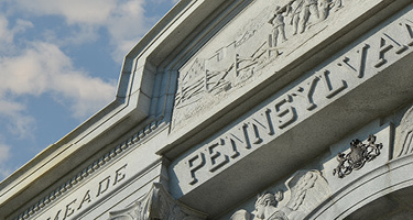 Pennsylvania legal building blue sky in background