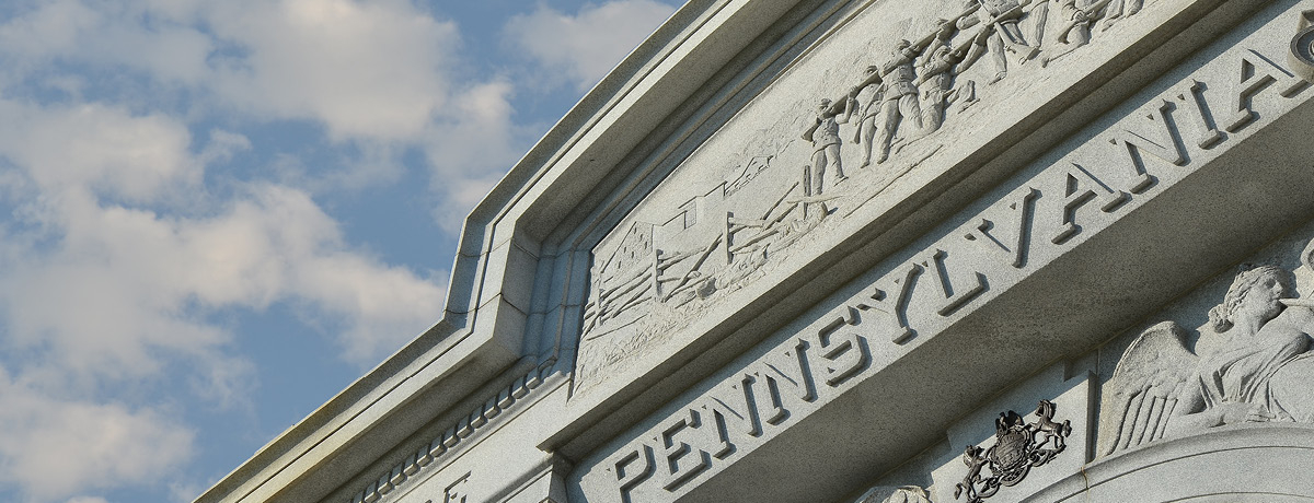 Pennsylvania legal building blue sky in background