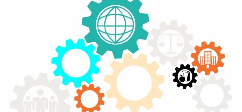 Mechanical Cogs of different sizes indicating that no matter how small the transaction is it can add