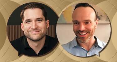  Image of Jefferson Fisher and Phillip Greer engaged in a conversation about effective communication