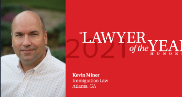 Portrait of Kevin Miner - Atlanta 2021 Lawyer of the Year