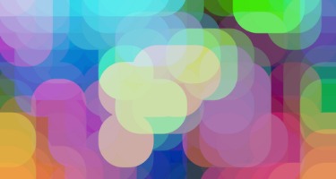 Colorful filtered shapes and patterns