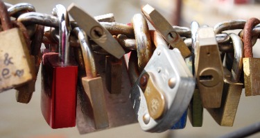 Close-up of several locks representing strategies