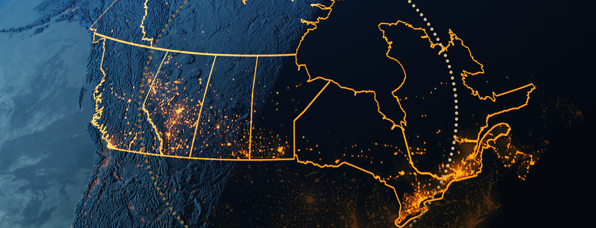 Map of Canada highlighting regions included in the 2026 Best Law Firms – Canada rankings.