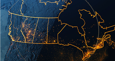 Map of Canada highlighting regions included in the 2026 Best Law Firms – Canada rankings.
