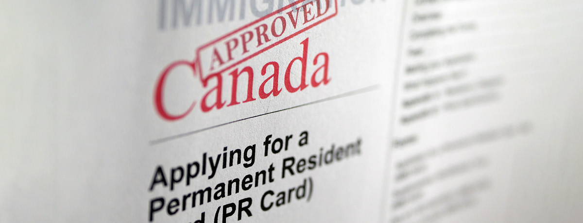 Canada PR approval notice with 'Approved' stamp
