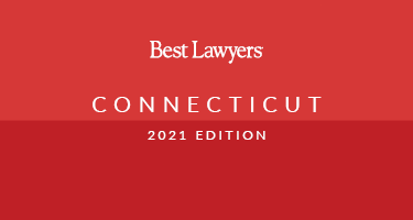 Title cover for the 2021 Best Lawyers in Connecticut