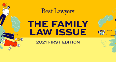 Cartoon title cover of The 2021 Best Lawyers in Family Law