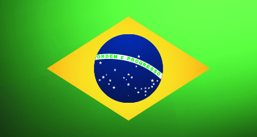 The flag of Brazil