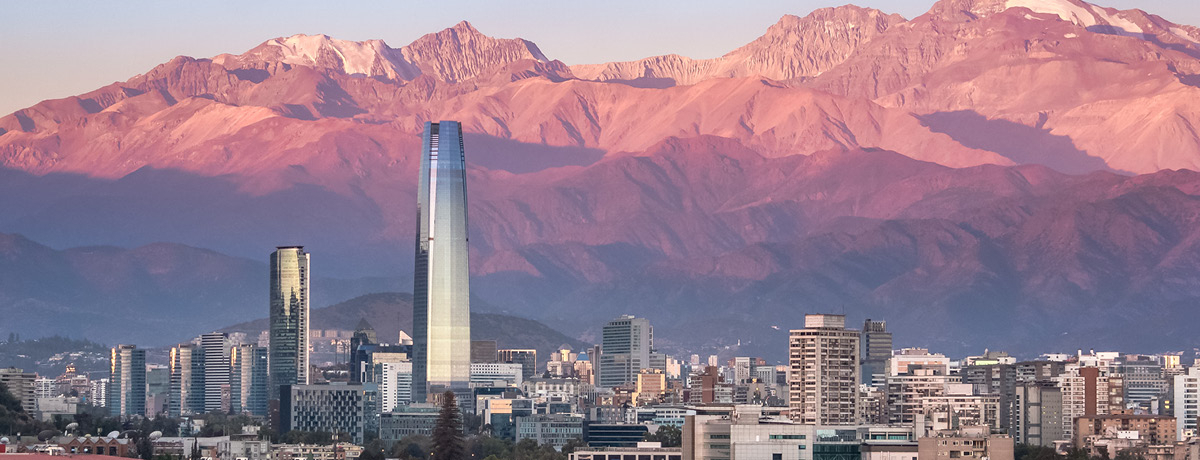 Landscape of city in Chile