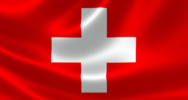 Red flag with white cross