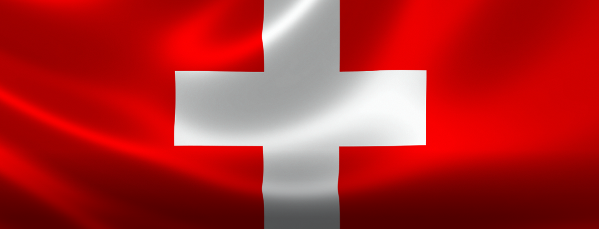 Red flag with white cross