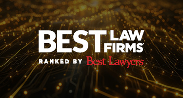 "Best Law Firms ranked by Best Lawyers" displayed typography 