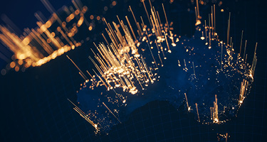Map of Australia illuminated to represent the 2026 Best Law Firms rankings