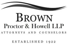 Logo for Brown, Proctor & Howell, L.L.P.