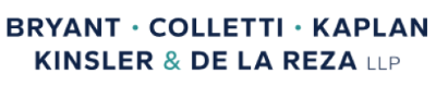 Bryant Colletti Kaplan Kinsler & De La Reza LLP logo