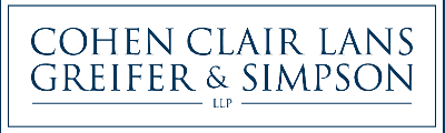 Logo for Cohen Clair Lans Greifer & Simpson LLP