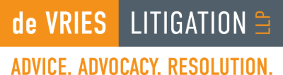 de VRIES LITIGATION LLP logo