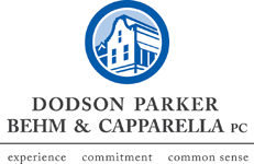 Logo for Dodson Parker Behm & Capparella PC