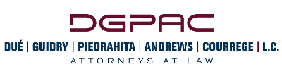 Logo for Dué Guidry Piedrahita Andrews Courrege L.C.