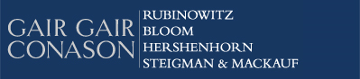 Logo for Gair, Gair, Conason, Rubinowitz, Bloom, Hershenhorn, Steigman & Mackauf