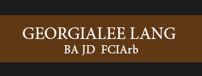 Georgialee Lang Attorney and Arbitrator Logo