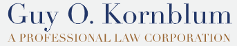 Logo for Guy O. Kornblum, A Professional Law Corporation