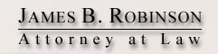 James B. Robinson, Attorney at Law Logo