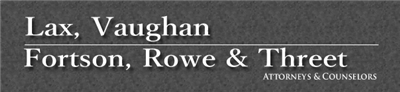 Lax, Vaughan, Fortson, Rowe & Threet PA Logo