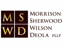 Logo for Morrison, Sherwood, Wilson & Deola PLLP