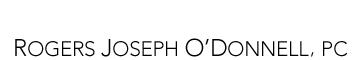 Logo for Rogers Joseph O'Donnell PC