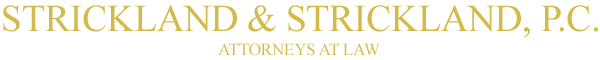 Logo for Strickland & Strickland, P.C.