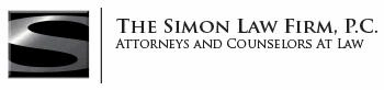 Logo for The Simon Law Firm, P.C.