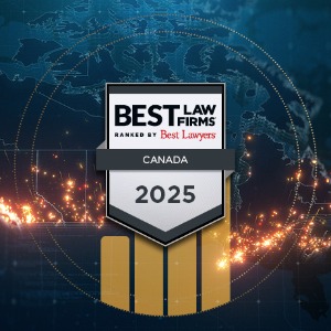 Best Law Firms 2025 logo over Canada