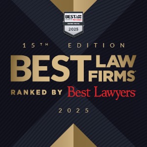 Best Law Firms 2025 black and gold