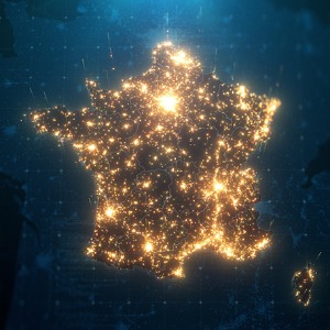France Country with Lights