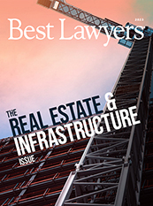 Cover for our Best Lawyers: Real Estate & Infrastructure publication