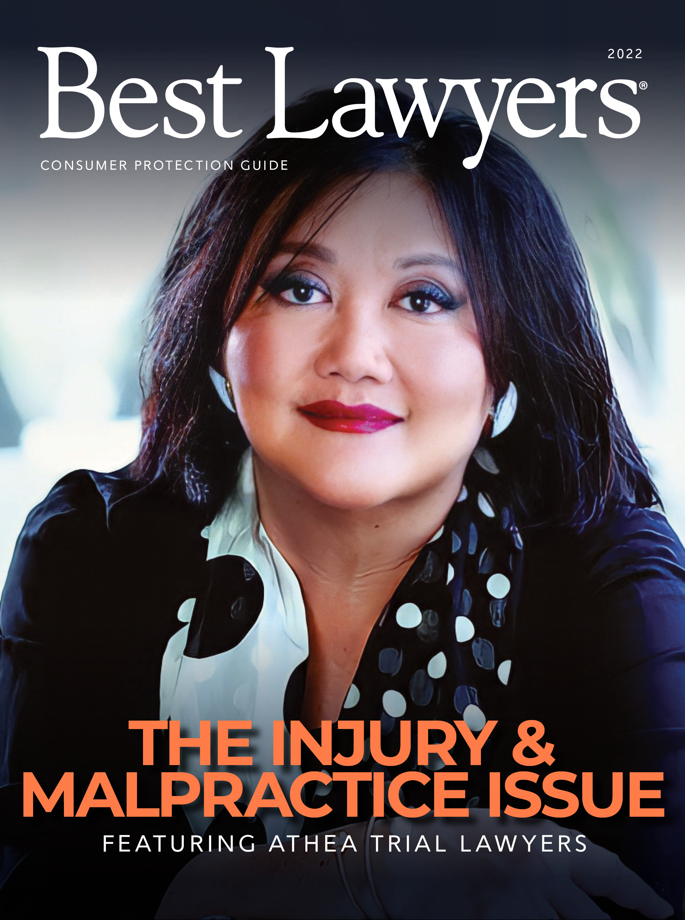 Cover for our Best Lawyers: The Injury & Malpractice Issue publication