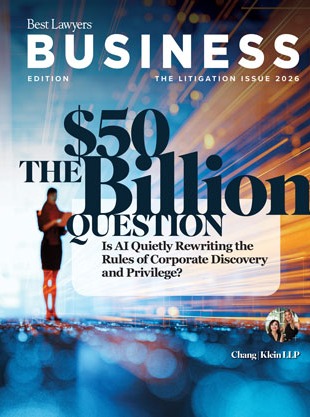 Cover for our Business Edition 2026: The Litigation Issue publication
